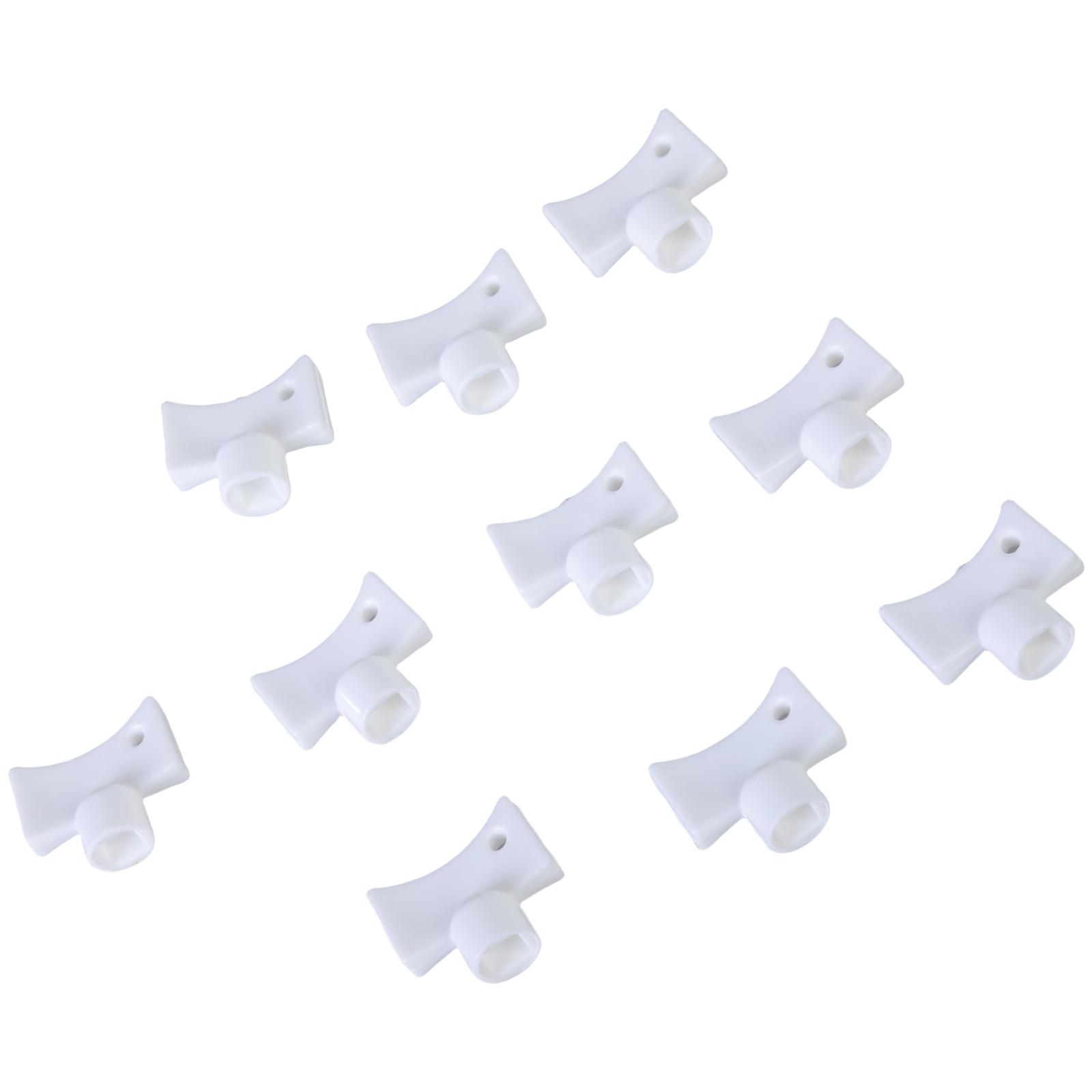 

Набор из 10 анодированных радиаторных ключей для стравливания воздуха, обеспечивающих эффективное отопление и простое обслуживание клапанов для систем ОВКВ