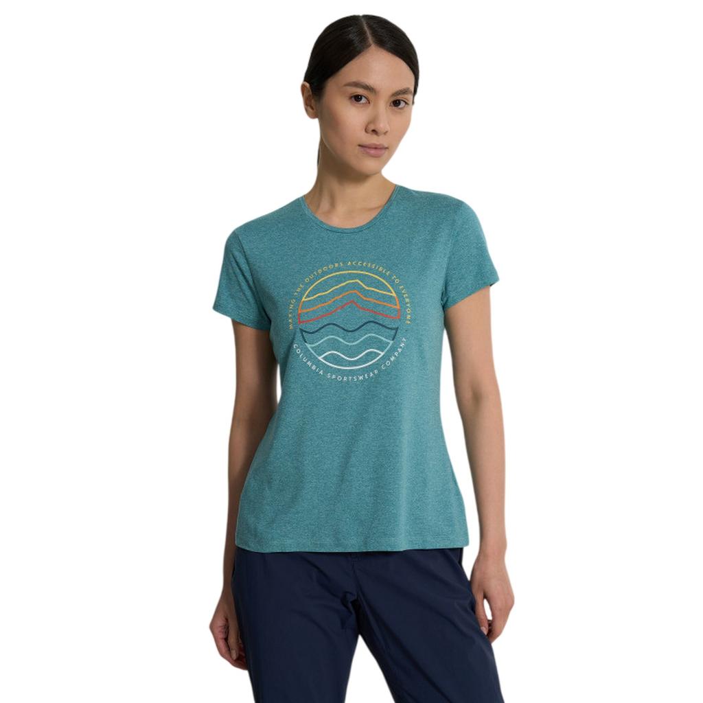 Columbia Womens/Ladies Sloan Ridge Graphic Print T-Shirt