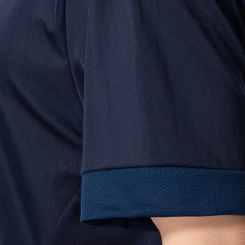 Puma Color Block Comfortable Breathable Casual Short Sleeve T-Shirt Men Tops Navy-Blue 705747-06