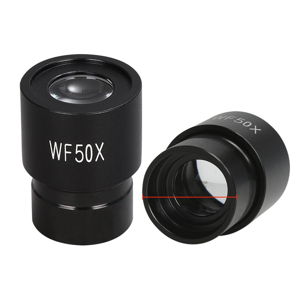 23.2mm Port Optical Eyepiece Ocular Lens/Barlow Lens Wide Angle Ocular Lens Universal for Various Biological Microscope
