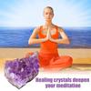 Amethyst Cluster Decor Deep Purple Crystals Natural Amathesis Crystal Clusters Raw Amethyst Stones for Meditation Stylish Room
