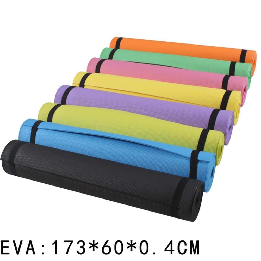 Covoraș de yoga de 4 mm EVA anti-alunecare Fitness Slim Yoga Sală de acasă Covorașe de exerciții Pilates Tampoane de exerciții de gimnastică