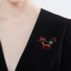Animal Lapel Brooch Pin, Playful Cats Design with Enamel-Look Finish, Neck Detail, Single Outfit Accent Piece