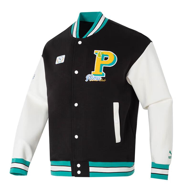 PUMA Classic Retro Colorblock Baseball Jacket L
