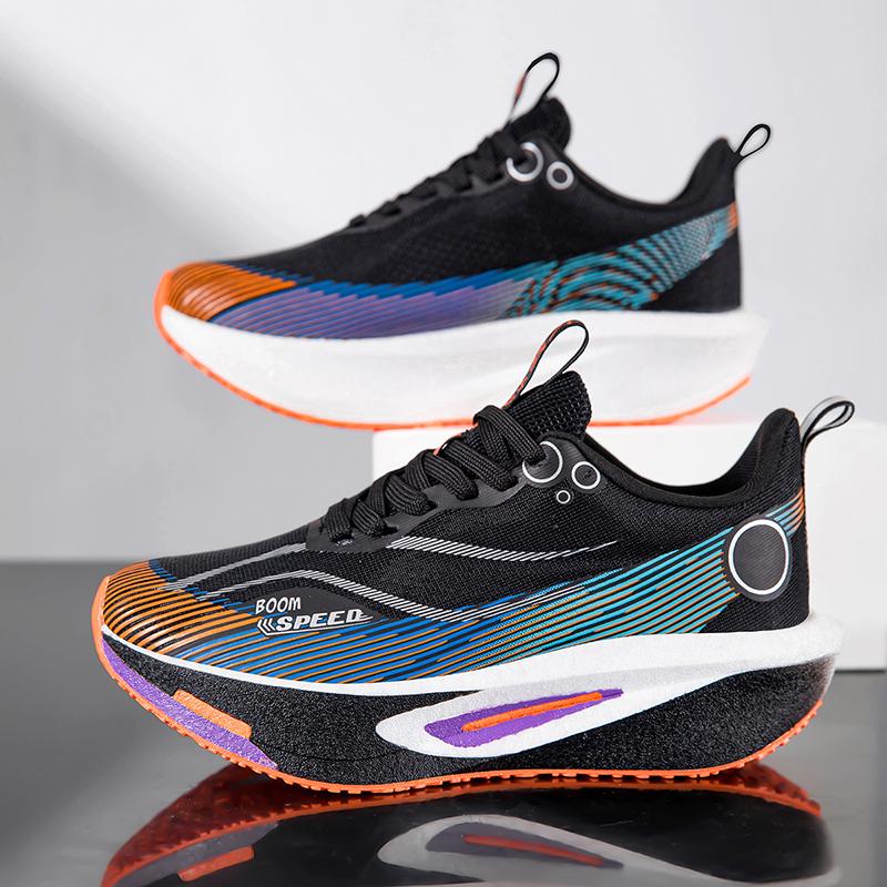Scarpe da Corsa da Uomo Piastra in Carbonio Scarpe da Corsa Professionali Traspiranti Antiscivolo Ammortizzate Scarpe Sportive da Corsa Casual da Donna