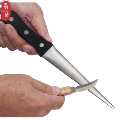 Edelstahl-Messerschärfer für die Küche, Diamant-Kegelfeile, Cutter, Schere, Schleifen, gebogener Messerschärfer, Küchenmesserschärfer, Werkzeug