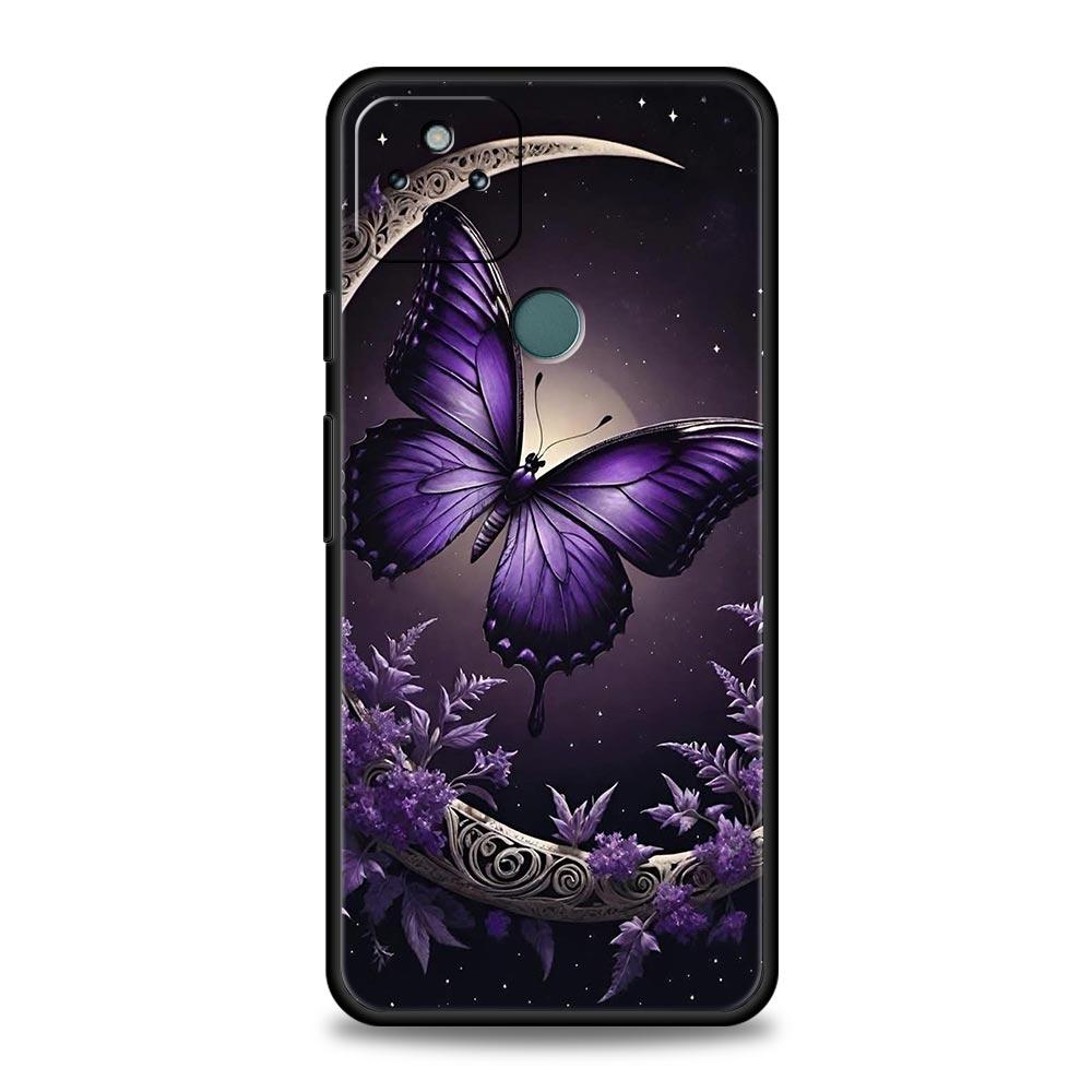 

Art Purple Butterfly Phone Case Cover for Google Pixel 10 9 8 7 6 9A 8A 7A 6A Pro Shockproof Soft TPU 10 Pro XL Shell Fundas Bag Pixel 8 A