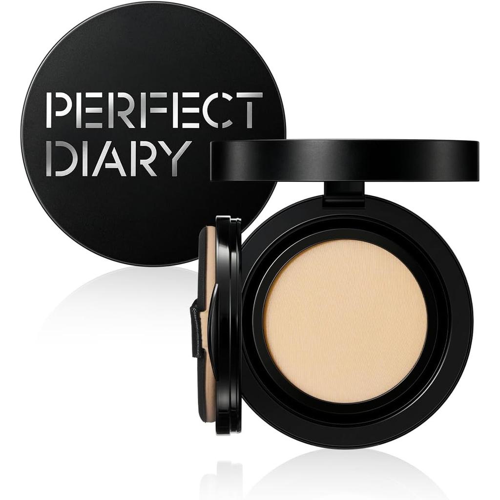 PERFECT DIARY Summer UV Base Series Balm Cushion High Foundation with a Glossy 13g Foundation Coverage, Long-Lasting Finish, SPF50+ PA+++, (B01)