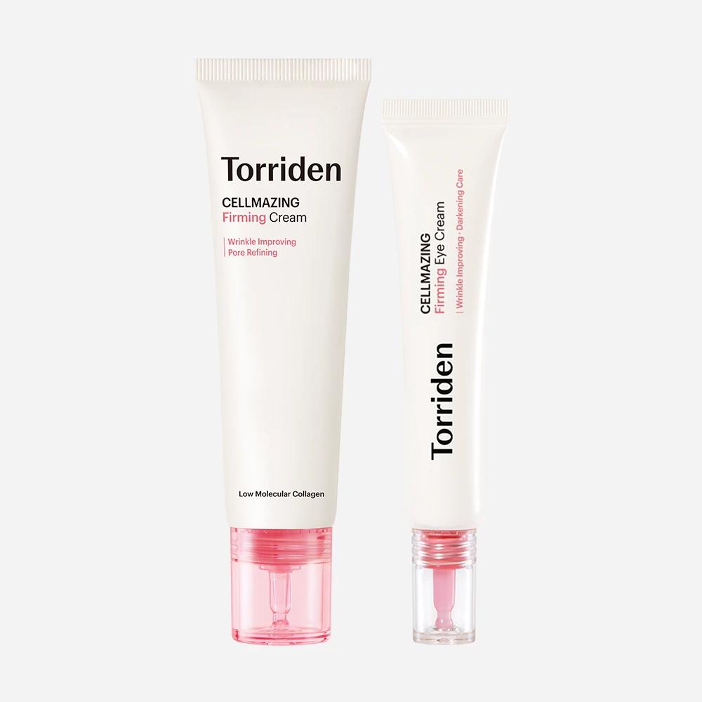 [2-Piece Set] Cellmazing Low Molecular Collagen Firming Cream 60ml + Eye Cream 30ml + (Pore Ampoule 10ml)