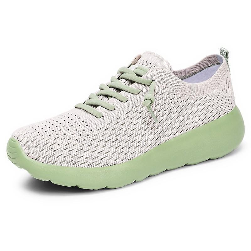 Shoes men's summer new men's casual single shoes men's and women's couples jogging shoes soft-soled flying-woven men's shoes