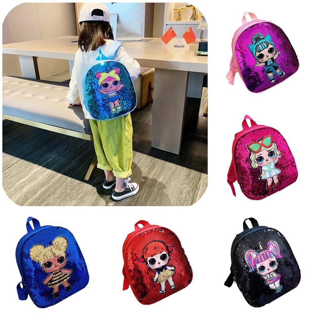 Doll Surprise Lol Bag Children Kids School Girls Cartoon Kindergarten Backpack