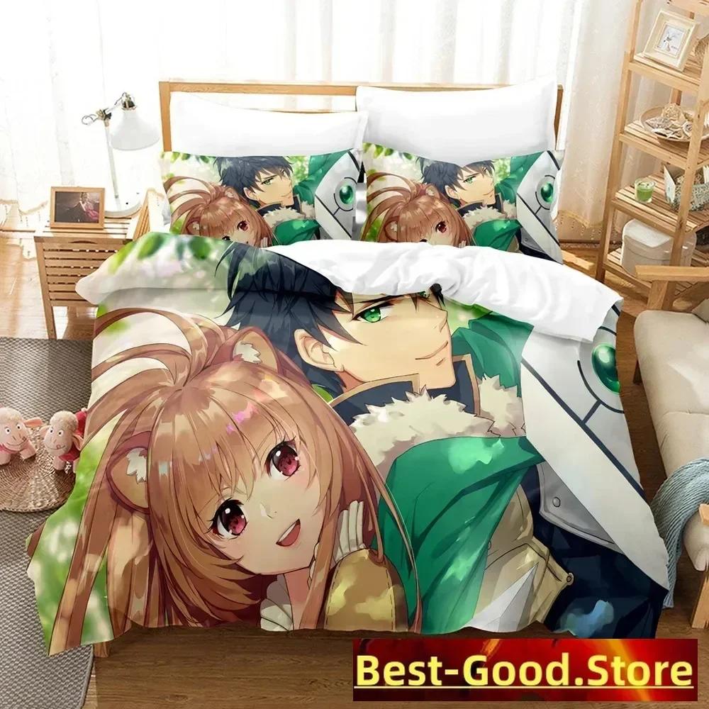 Comforter Fashion 3D The Rising Of The Shield Hero Bedding Sets With Twin Full Queen King Bedclothes