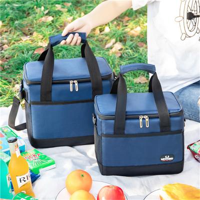 Isoliertasche mit großer Kapazität, Wärmedämmung, auslaufsicher, verdickt und vergrößert, leicht zu tragende Kühlbox für Outdoor-Produkte
