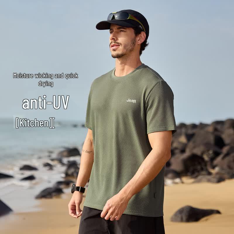 JEEP Men s Summer Breathable Cool-Touch T-Shirt XL