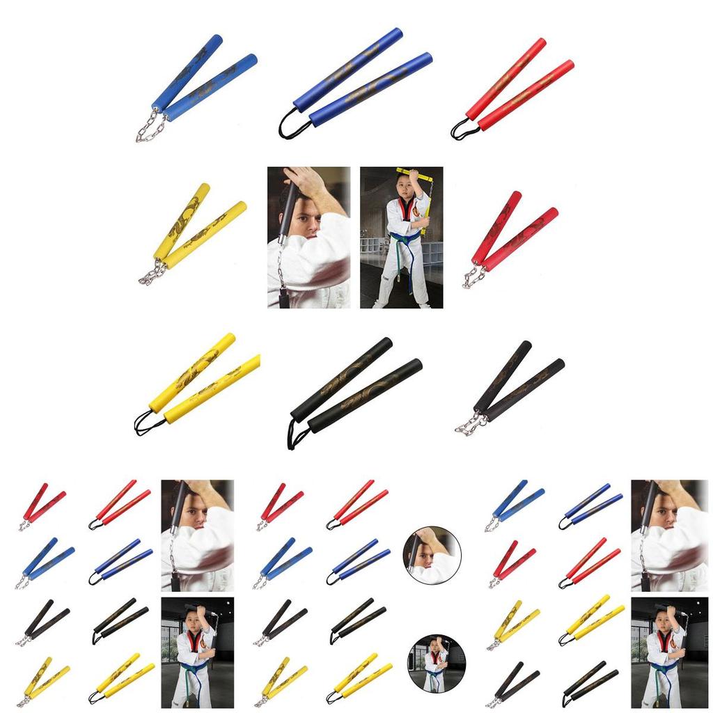 Durable Pvc Core Foam Nunchuck Stick Martial Arts Training And Performance