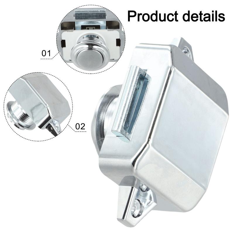 Camper Car Push Button Latch Push Button Catch Lock RV Caravan Boat Drawer Cabinet Door Catch Latch Knob Furniture