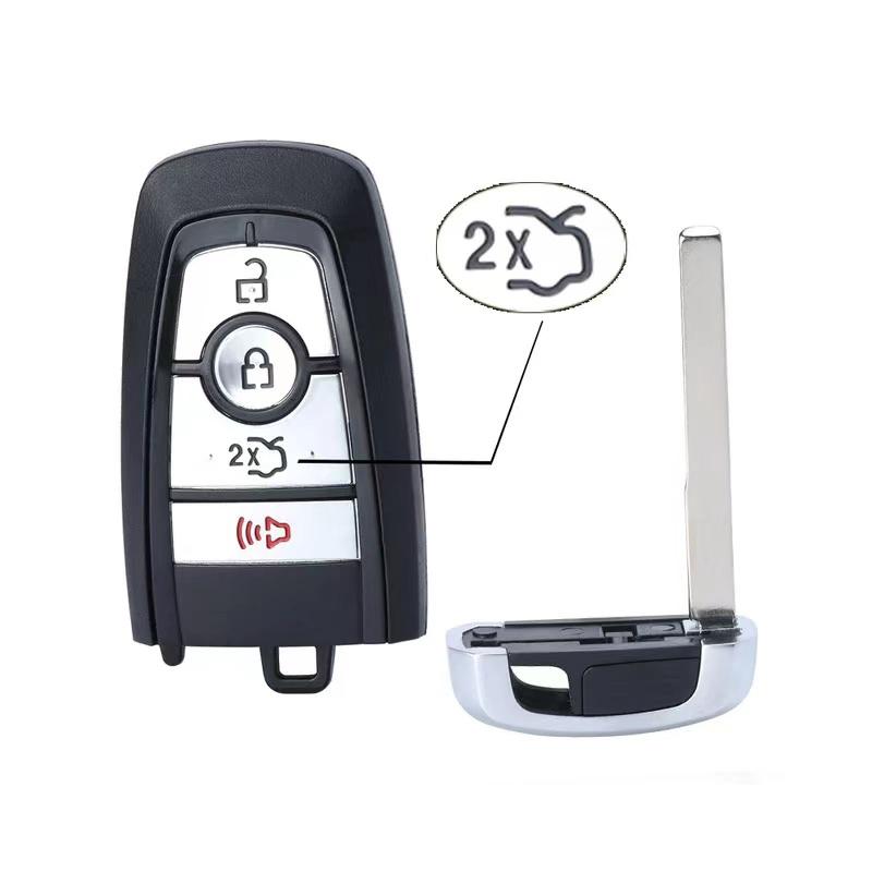 JingxinM3N-A2C931423 For Ford car key Explorer Edge Mustang 2017-2020Bronco F250 F350 Ecosport ID49 Chip 315MHz Smart Remote Key