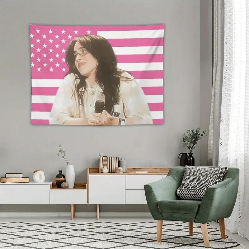 VIKAMA Music Album Poster Tapestry Perfect For Living Room Bedroom Or Entryway Wall Decor Pink Gift Choice