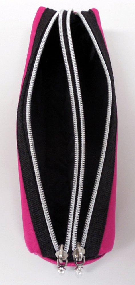 Raymay Fujii Pencil Double FY279B Case, Large, Zipper, Black,