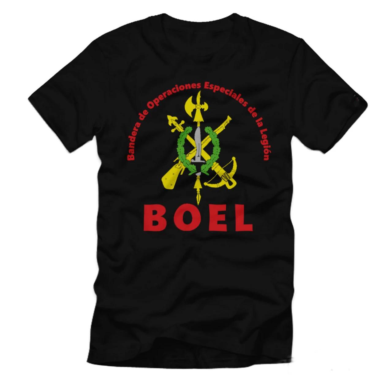 

BOEL Special Operations Flag Spanish Foreign Legion Badge TShirt Summer Cotton Short Sleeve ONeck Mens T Shirt New S3XL S
