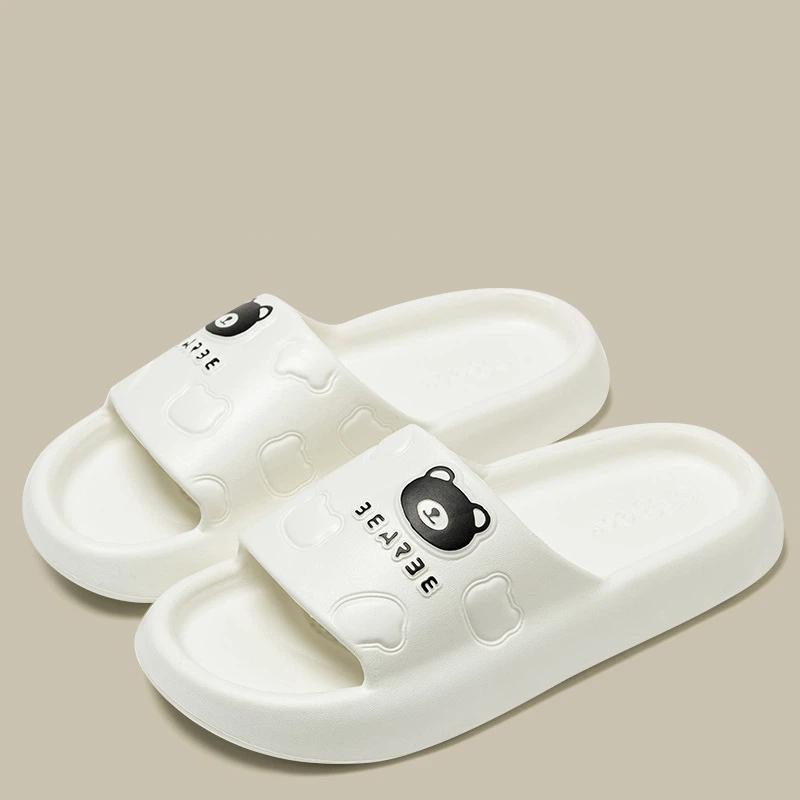 Ciabatte estive semplici da donna, pantofole morbide da casa da uomo, sandali antiscivolo da bagno per coppia, scarpe comode da esterno per la spiaggia per adulti
