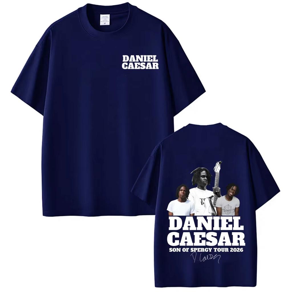 Summer Hot Sale Daniel Caesar Son Of Spergy Tour 2026 Print Tshirt Y2k Unisex Vintage Harajuku Hip Hop Streetwear Punk Tshirt