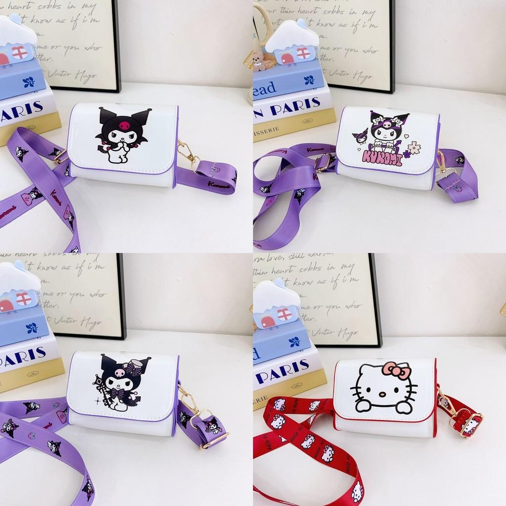Hello Kitty Girls Mini Shoulder Bag Pu Lightweight Animal Print For Kindergarten