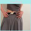 Chic Women's Black Summer Belt 2024 Elegant Pu Material Ideal For Jeans And Outfits