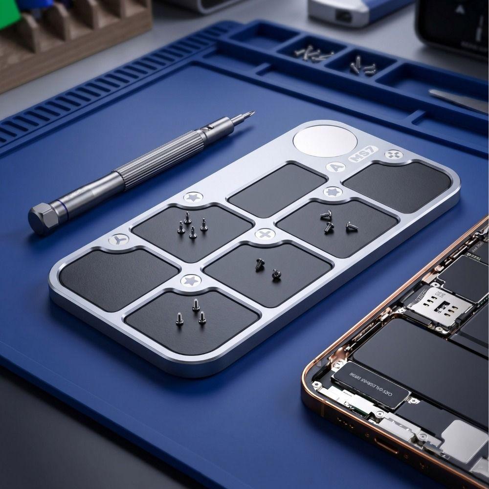 Rubber Mat Magnetic Screw Storage Tray Strong Magnet Module MS7 Screw Tray  Storage Tools