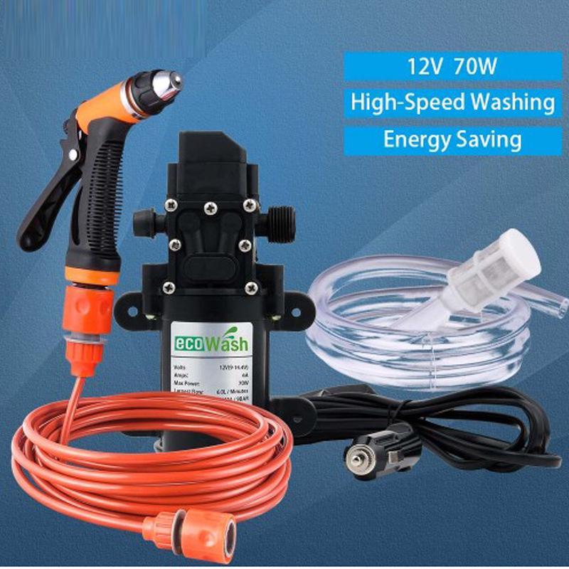 

Electric 12V High-Pressure Portable Car Wash Pump & Cleaner