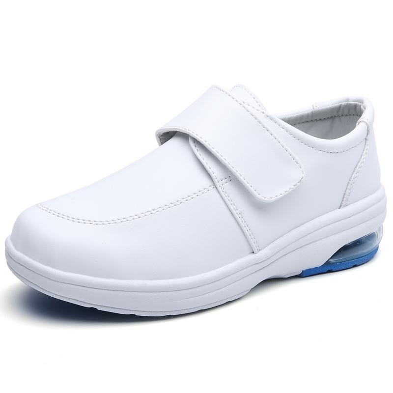 Shoes winter soft sole air cushion flat bottom wedge heel velvet cotton shoes warm medical shoes