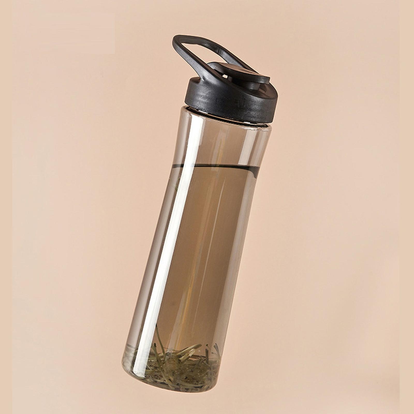 

Large Capacity Outdoor Sports Water Bottle Portable Leakproof Plastic Cup with Custom one size чёрный