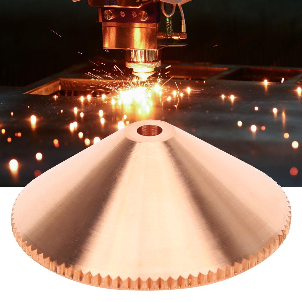 1 Stück Einlagige Laserdüse Messing für CO2 Faserlaserschneidmaschine 1.82.02.53.0mm2.5mm