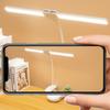 3 Colors LED Clamp Double Head Desk Lamp Flexible Eye Protection Bedroom Table Lamp Energy-Efficient Foldable