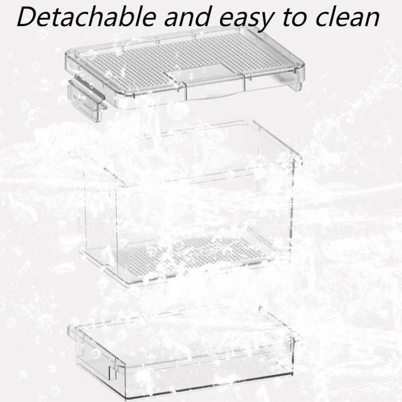 Mealworm Breeding Box Superworm Cricket Spider Mantis Terrariums Desktop Anti-escape Breathable Insect Box Insect Kennel Habitat