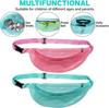 Beach Mesh Waist Bag with Shoulder Strap and Phone Pocket - Small, Casual, Outdoor.