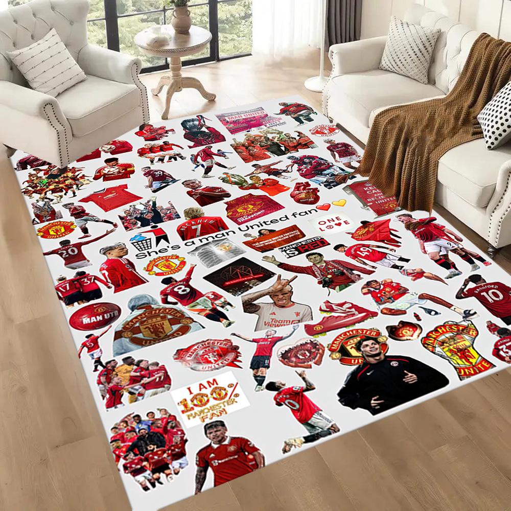 Manchester Floor Mat Suitable For Game Room Dormitory Outdoor Dining Room Antislip Carpet Anime Office Decor