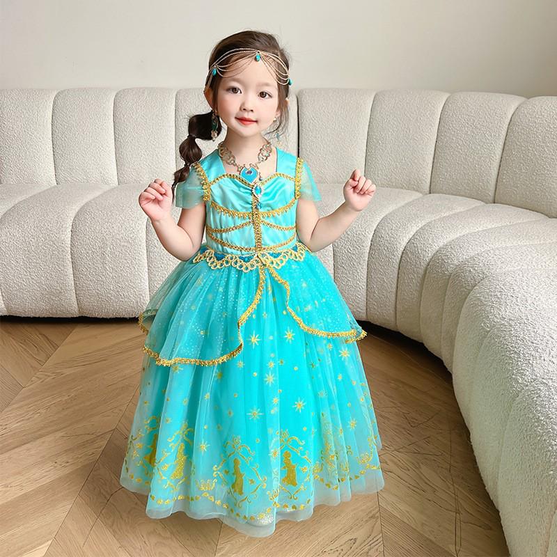 Přeshraniční princeznovské tylové šaty: Kostým na první narozeniny a vystoupení pro holčičku