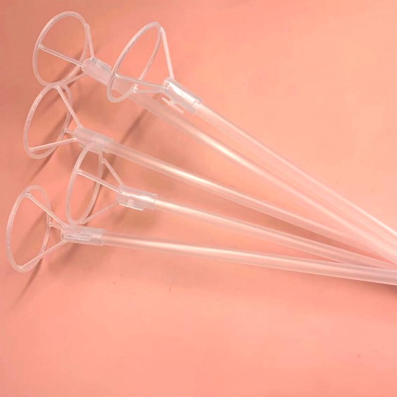 Influencer Bobo Balloon No-Stretch Bouquet - Transparent Wedding & Birthday Decoration