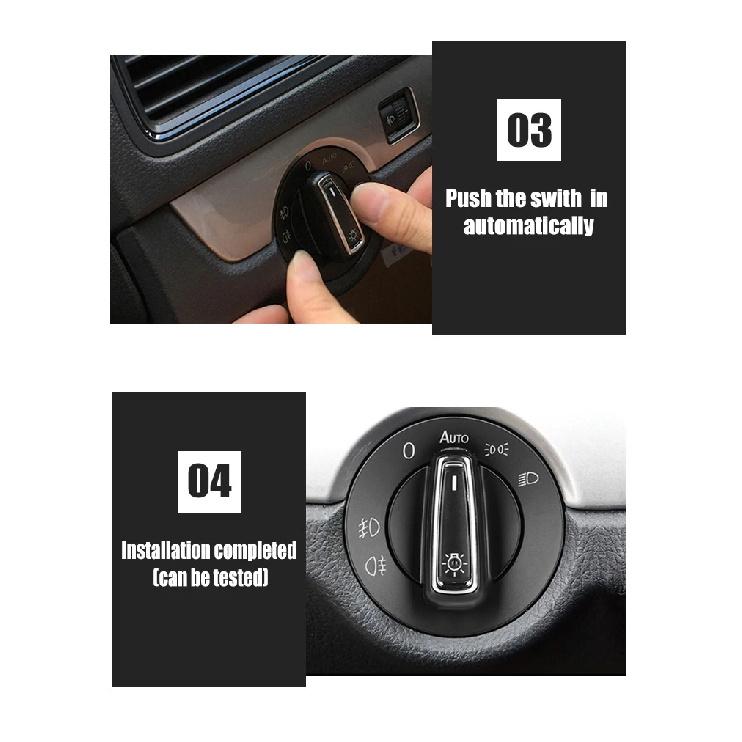 Auto Headlight Switch For VW Passat B5 B7 Transporter T5 Tiguan Jetta Mk6 Golf 4 6 Head Light Lamp Auto-Switch Sensor Accessory