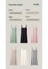 Robe de nuit de maternité sans coutures en modal Printemps/Été: Robe longue débardeur confortable post-partum pour femmes enceintes, pyjama sans soutien-gorge.