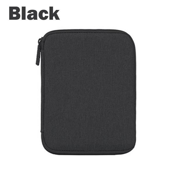

Gray Digital Storage Bag USB Data Cable Organizer Earphone Wire Bag Pen Power Bank Travel Kit Case Pouch Electronics Accessories 18.5cmX14cm чорний