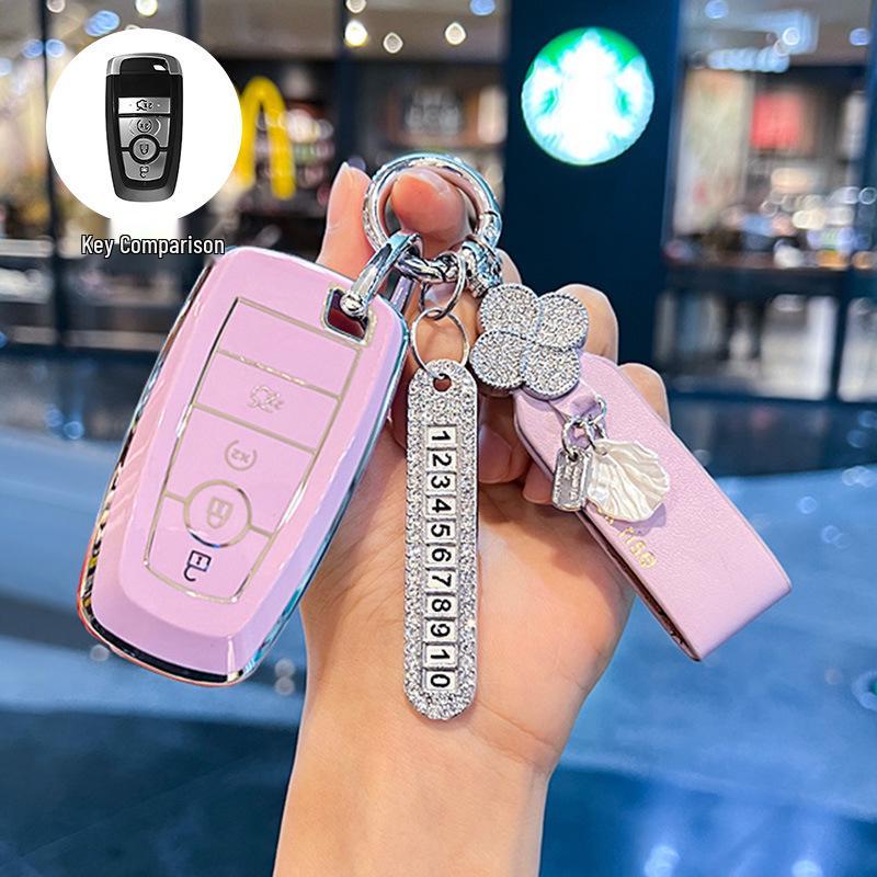 Key Case Shell for Ford Mondeo, Explorer, Focus, and Edge - Suitable for Men and Women