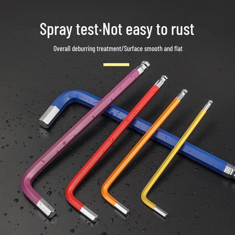 Bangyuan Industriequalität Farbiger Sechskantschlüsselsatz (1.5-10MM)