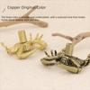 Retro Brass Cabinet Pulls Hardware Closet Door Knobs Vintage Crab Design Drawer Handles  Kitchen