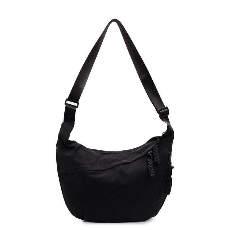 Dumpling bag new fashionable large capacity lightweight literary travel backpack nylon messenger bag