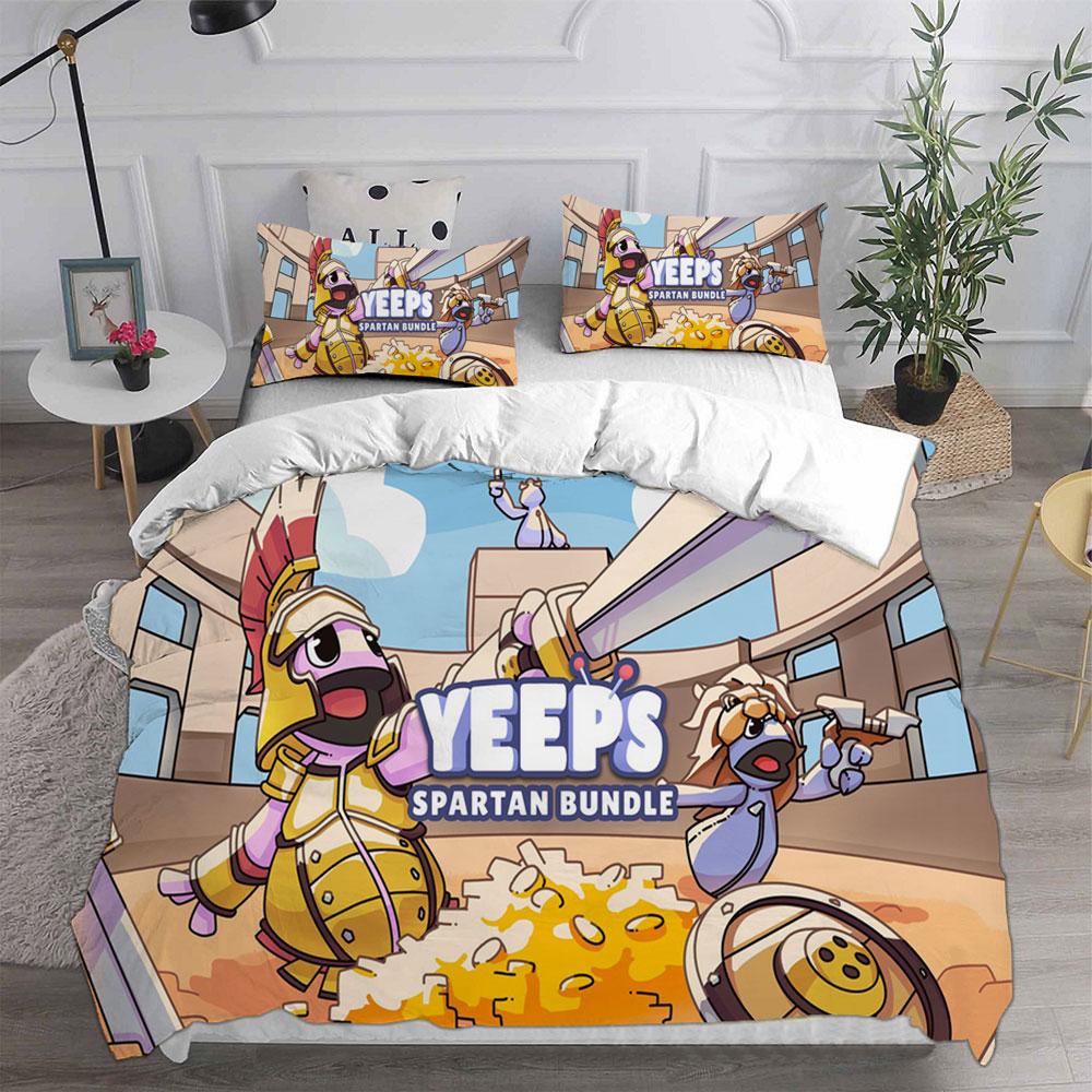 Game Yeeps: Hide and Seek Bedding Sets Bed Cover Comforter Duvet Cover Pillow Case 2-3 Pieces Sets Kids Adult Bedroom Decoration