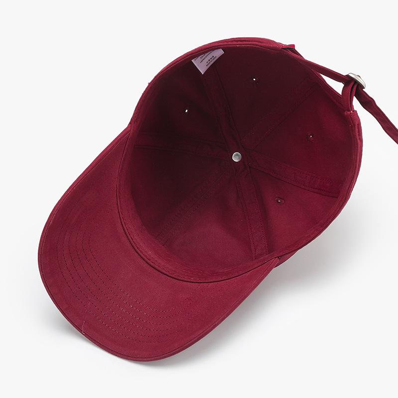 Japanese Trend Spring And Summer Simple Letter Embroidery Baseball Cap Men And Women Versatile Curved Brim Couple Cap