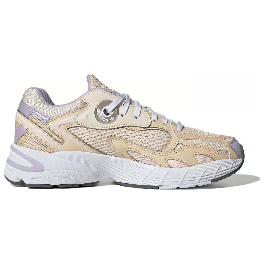 Adidas Originals Astir Mesh Comfortable Versatile Shock Absorbing Durable Low Top Lifestyle Casual Shoes Unisex Casual Shoes Beige Silver JH7351
