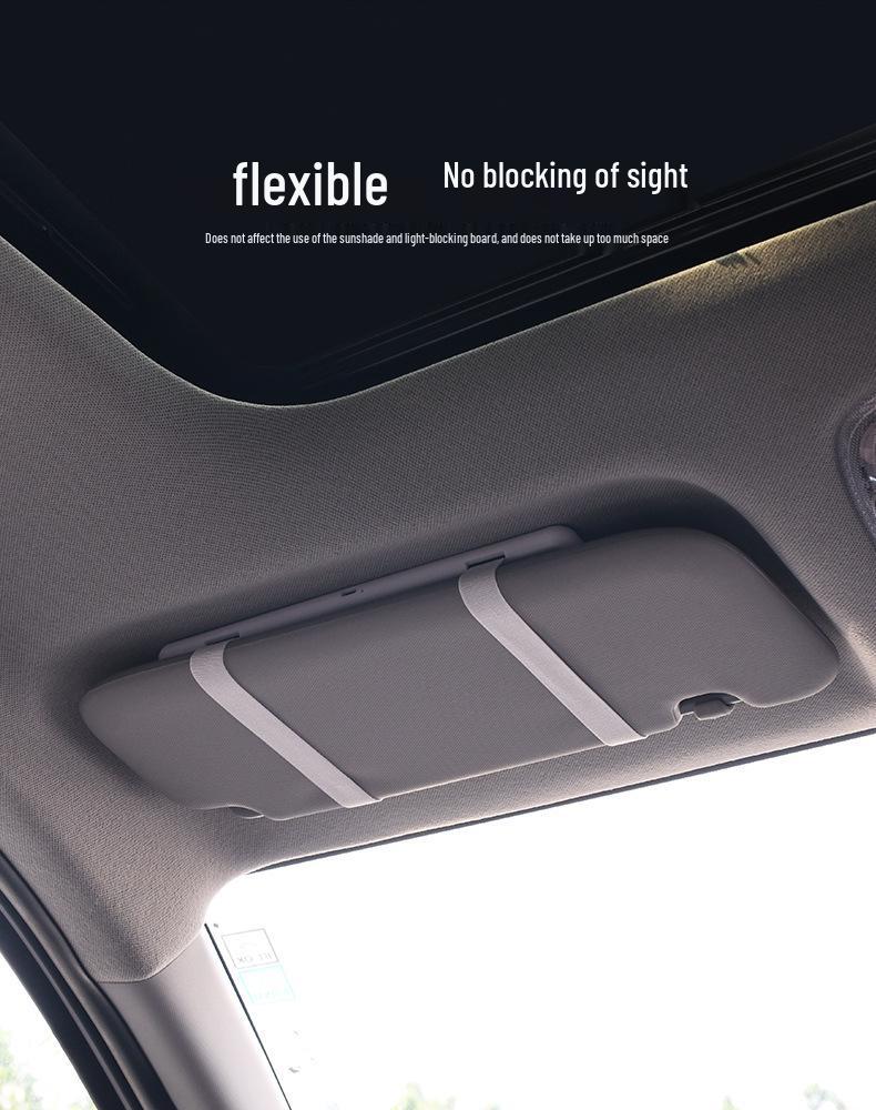 LED Car Sun Visor Makeup Mirror with Three-Speed Dimming